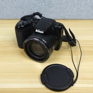 Nikon Coolpix L330 20.2MP Digital Bridge Camera 26x Optical Zoom Black - Tested